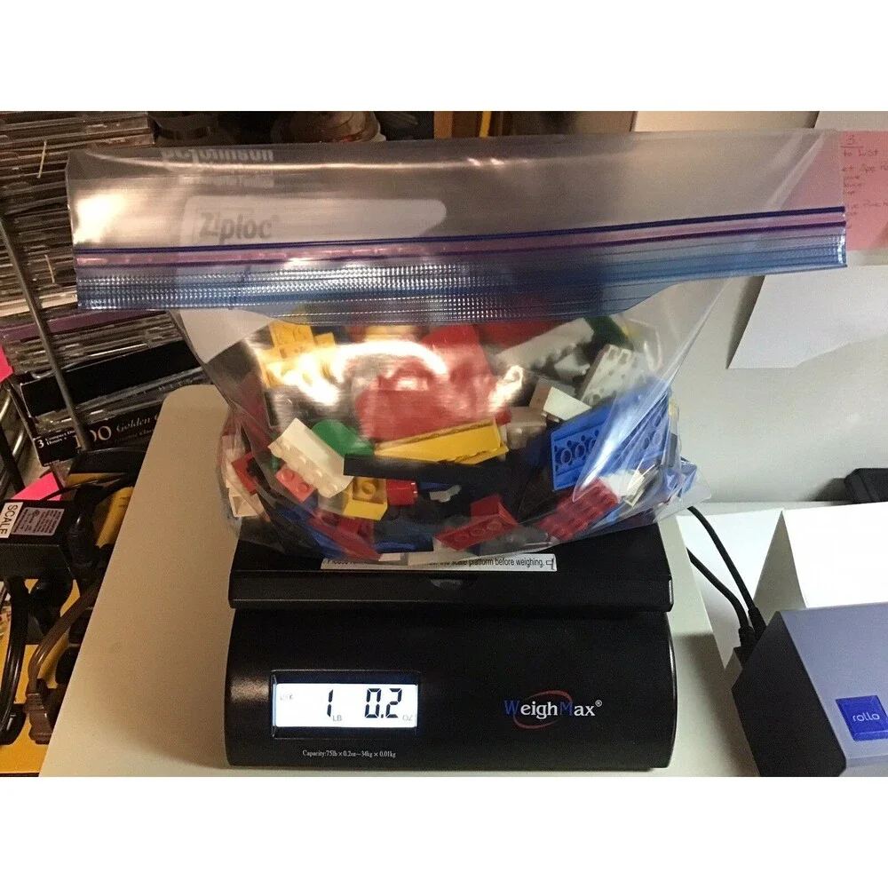 Lego 1 lb Pounds Bulk Bricks Blocks Plates Parts Pieces Multicolor Used # 1